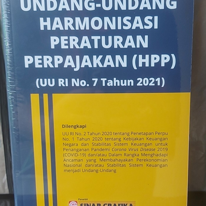 UNDANG-UNDANG HARMONISASI PERATURAN PERPAJAKAN - Lasyafara Nayama